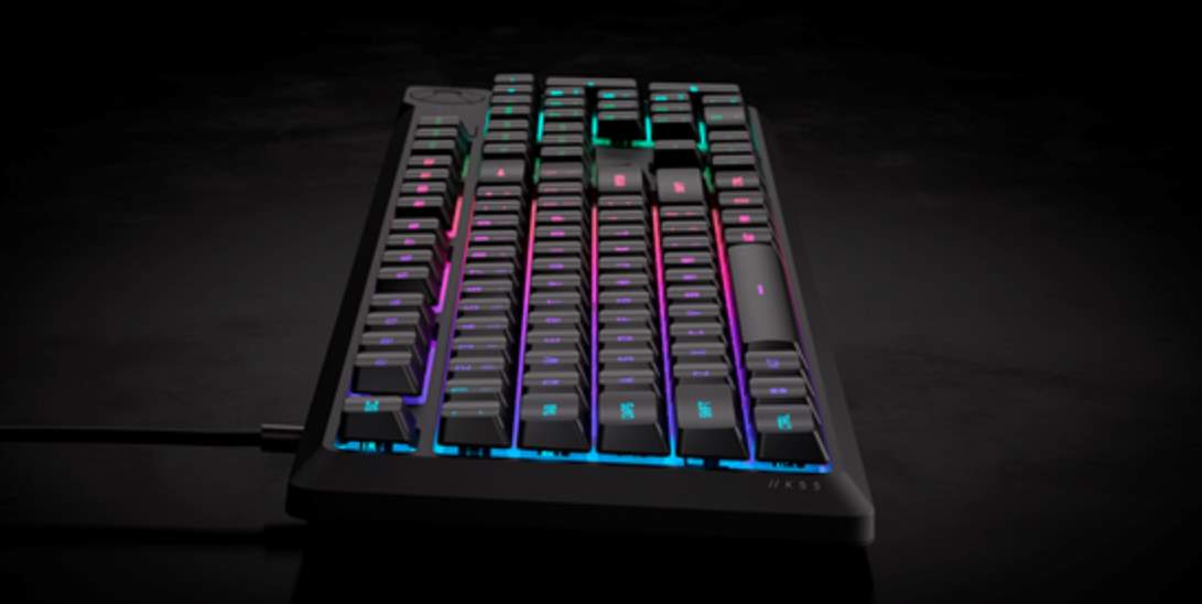 corsair presenta CORSAIR presenta K55 CORE, la tastiera progettata per iniziare a collezionare vittorie
