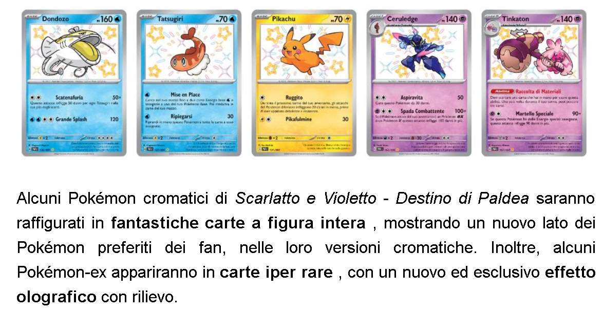 SCARLATTO E VIOLETTO – DESTINO DI PALDEA LA NUOVA ESPANSIONE DEL GCC POKÉMON DISPONIBILE