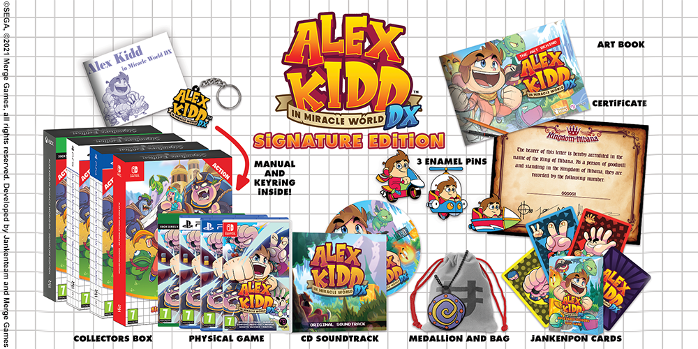 Alex Kidd in Miracle World DX Disponibile ora