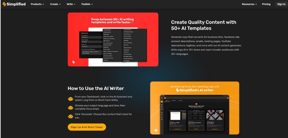 10 migliori strumenti di scrittura AI e generatori di testo AI per migliorare Contenuto