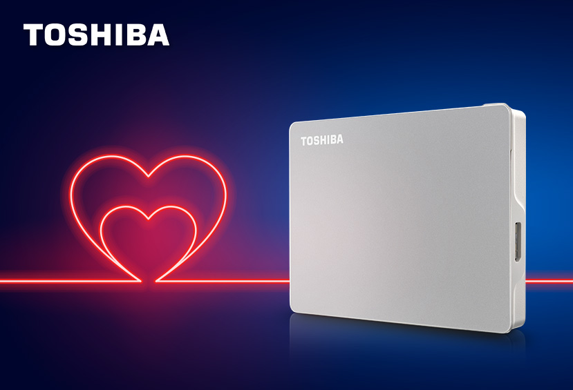 Da Toshiba quattro hard disk per San Valentino