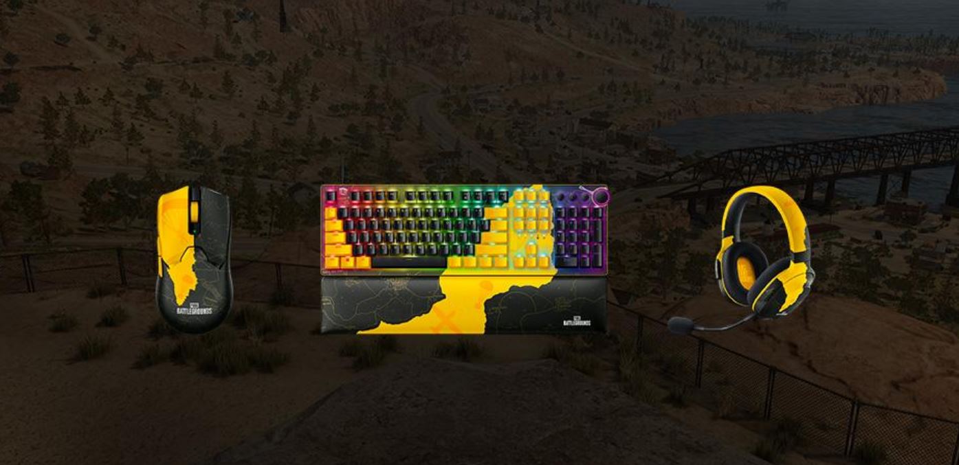 collezione periferiche COLLEZIONE DI PERIFERICHE RAZER A TEMA PUBG: BATTLEGROUNDS