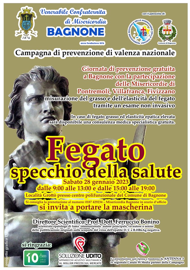 bagnone (massa Da Bagnone (Massa-Carrara) uno screening nazionale innovativo per la prevenzione delle malattie del fegato