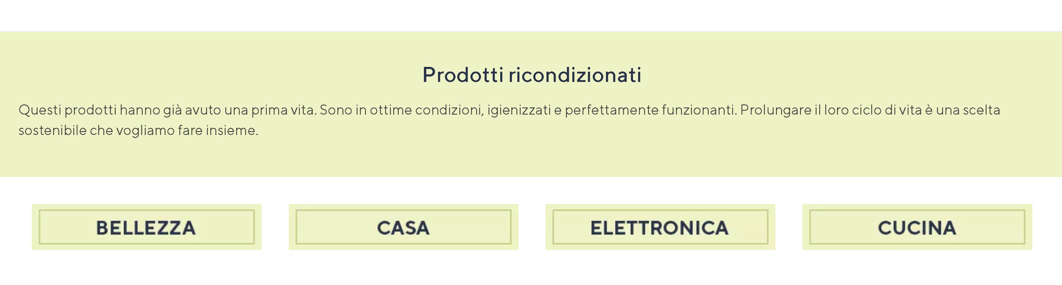 Il ricondizionato è anche su QVC.it