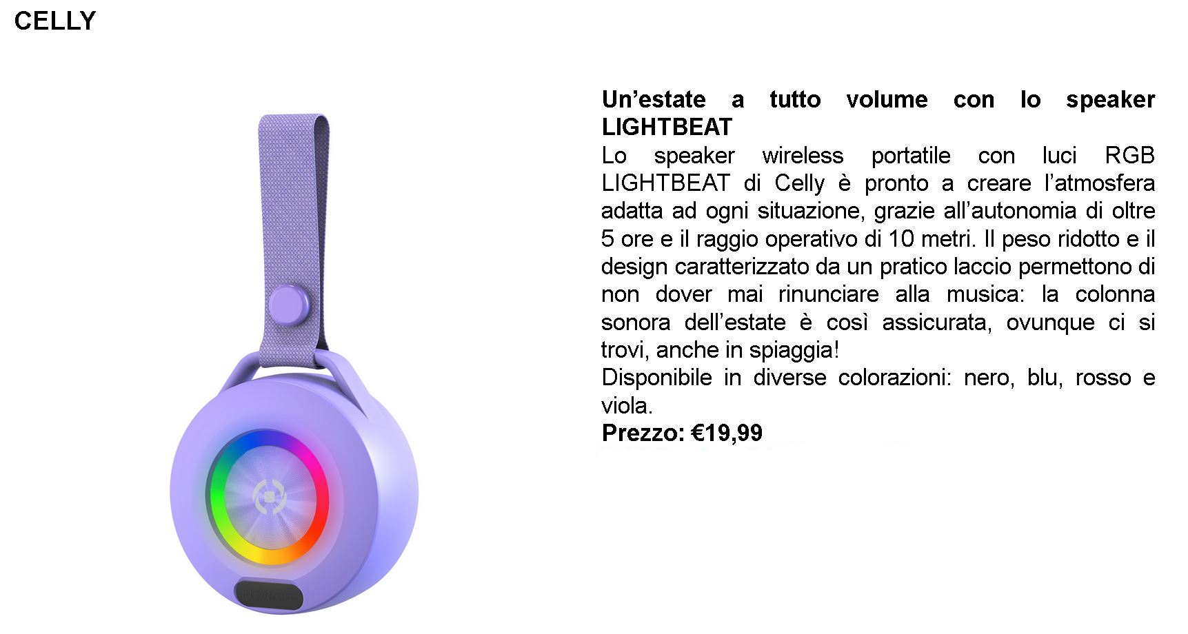 Nilox, Celly e Skechers - gadget e accessori per la spiaggia