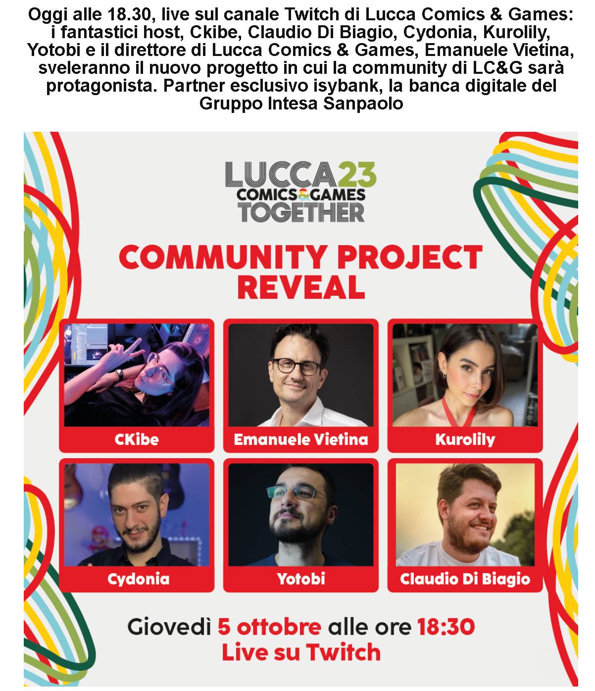 lucca community Lucca C&G 23 | COMMUNITY PROJECT REVEAL