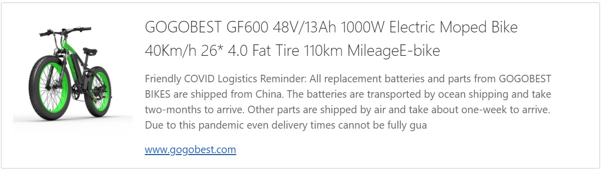 bici elettrica Bici Elettrica GOGOBEST GF600 : Una Fat Bike adatta a tutti i percorsi