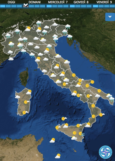 Previsioni meteo Previsioni meteo